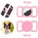 Ainiv Silicone Protection Case for Apple Airtag - Pink | Durable Dog Collar & Pet Loop Holder | Ideal for Tracking Dogs & Cats - Buy Online on GoSupps.com
