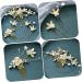 Didiseaon 2 Sets Hair Accessories Flower Decor Rhinestone Hair Clip Bridal Hair Clip Rhinestone Wedding Hair Comb Bridal Headpieces for Wedding Wig Combs Zinc Alloy Flower Head Women's Pearl - Buy Online on GoSupps.com