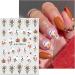 JMEOWIO 9 Sheets Halloween Nail Art Stickers Decals Self-Adhesive Cute Colorful Ghost Nail Supplies Nail Art Design Decoration Accessories - Buy Online on GoSupps.com