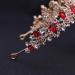 Frcolor Rhinestone Queen Crown Tiara Headband for Women - Red Wedding Tiara - Buy Online on GoSupps.com