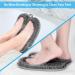 BESKAR XL Shower Foot Scrubber Mat - Non-Slip with Suction Cups, Exfoliates and Massages Feet, Improves Circulation, Soothes Tired Feet - Gray - Buy Online on GoSupps.com