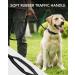 Joytale Tactical Dog Lead | Heavy Duty 1.2-1.8m Shock Absorbing Bungee Lead | 2 Handle Metal Carabiner | Car Seatbelt Strong No Pull Lead for Medium Large X-Large Dogs - Black - Buy Online on GoSupps.com