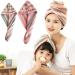 Zzdh Haarurban Fast Drying Microfiber Hair Towel for Kids & Women - Curly Hair Bathroom Turban | Rapid Dry Head Towels (21x52cm Green) - Buy Online on GoSupps.com