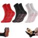 MLUNKQAIL 3 Pairs of Tourmaline Acupressure Self-Heating Shaping Socks  Tourmaline Acupressure Massage Socks  Slimming Health Socks  Men's and Women's Foot Magnetic Therapy Socks