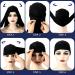6 Pcs Black Silky Durag Wave Cap Set for Men - No Strings Compressing Doo Rag - Buy Online on GoSupps.com