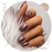 Sethexy Glitter Cat Eye False Nails 24Pcs UV Fake Nails - RosyBrown - Buy Online on GoSupps.com
