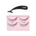 KISS Ever EZ Lashes Double Pack No. 03 | Reusable Natural Eyelash Starter Kit with Easy-Angle Applicator | 2 Pairs of Human Hair False Eyelashes in Black - Shop Now Worldwide - Buy Online on GoSupps.com