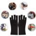 Bouttarro Anti UV Gloves for Gel Nail Lamp Protection - Black Stretchy Fingerless Gloves for Manicures at Home & Outdoors - Buy Online on GoSupps.com