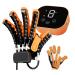 Hand Rehabilitation Robot Gloves Stroke Recovery Equipment Adjustable Strength Rechargeable Right Hand Left Hand Finger Rehab Trainer for Patients Hand Dysfunction left hand Large