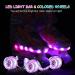 Hozzen Kids Roller Skates for Girls - Adjustable LED Light Up Unicorn Pink Skates (9C-6Y) with Storage Bag - Beginner Toddler Skates M (7.9-8.8IN) - Buy Online on GoSupps.com