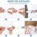 Aolso Silicone Dummy Clips Adapter 4pcs - Baby Pacifier Holder & Teething Toy Straps - Buy Online on GoSupps.com
