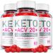 (3 Pack) Keto ACV 20 Gummies - Official Formula Vegan - Keto ACV 20 Plus Gummies Keto ACV 20+ Gummies Apple Cider Vinegar Vitamin B12 B6 Beet Root Juice Keto ACV 20 Plus Jujubes (180 Gummies)