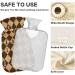 Buy Naanle Plaid Hot Water Bottle 1L - Transparent Bag Hand & Foot Warmer for Pain Relief & Cold Therapy - Perfect for Bed - Buy Online on GoSupps.com