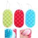 SHERCHPRY 3pcs Three Layer Bath Sponge Set - Gentle Face & Body Cleaning Sponges for Women | Painless Bath Scrubber & Baby Massage Brush - Buy Online on GoSupps.com