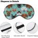 Polygonal Dogs Sleep Mask - Adjustable Eye Cover for Sleeping - Block Light for Night Travel - Men Women - Buy Online on GoSupps.com