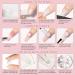 SUPWEE Solid Builder Gel for Nails Kit Clear White 3D Sculpture Nail Gel Non-Stick Hand Nail Extension Gel for Carving Patterns Decoration Nail Strengthen Nail Art Salon Home S-192 - Buy Online on GoSupps.com