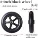 Wheelchair Accessories Front Wheel 6/7/ 8 Inches Optional with Bearing Effortless/Practical+ Easy to Use/Operations Thickened Wheel Hub for Wheelchair Assistive Devices 8 inches - Buy Online on GoSupps.com
