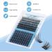 Gemerry Cluster Eyelash Extensions 144pcs, C3/C9 D Curl 12-16mm Mix Ribbon Lashes, Wide Stem Natural DIY Lash Extensions - Buy Online on GoSupps.com