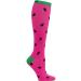Cherokee Printsupport Women's 12 mmHg Support Socks One Size Sweet Watermelon