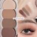 Erinde 4 Color Eyeshadow Palette - Matte Shimmer Quartet | High Pigmented & Long Lasting | Velvety Texture Eye Makeup Palette - Great for Travel - Buy Online on GoSupps.com