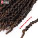 8 Pre-Twisted Passion Twist Crochet Braids - Short Curly Bomb Twist Hair Extensions (Pack of 6, T30) - Buy Online on GoSupps.com