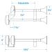 Seachoice Stainless Steel Dual Trumpet Horn - Vibration-Free Mounting Pad - 20-3/4 Long - 12V - Buy Online on GoSupps.com