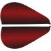 Hair Towel Wrap - Quick Drying Towel Turban with Button | Red Geometric Design - Buy Online on GoSupps.com
