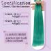 Runature U Tip Extensions Real Hair - 14 Blue Green Fusion Bondings | 20g 25 Strands U Tip Hair Extensions #Teal - Buy Online on GoSupps.com