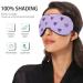 Haskirky Light Blocking Eye Mask - Adjustable Breathable Adult Men and Women Travel Eye Mask - Perfect for Business Trips, Yoga, Meditation - Deep Sleep Comfort (Purple Heart) - Buy Online on GoSupps.com
