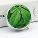 Buy Travel Pill Box with 3 Compartments - Green Leaves Portable Pill Organizer for Purse & Pocket - Buy Online on GoSupps.com