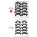 Icycheer 3D Mixed Artificial Eyelashes | Long Thick Fluffy Doll Lashes for Dramatic Cosplay - Full Strip Makeup (72 Couples) - Buy Online on GoSupps.com