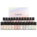 Nikura Expert Essential Oil Gift Set - 25 x 10ml | Essential Oils for Diffusers for Home Sleep Hair Oil Skin Aromatherapy Candle Making | Lavender Eucalyptus Peppermint Tea Tree | Natural 25 Set