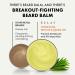 Men's Hydrating Beard Balm with Shea Butter & Argan Oil - Moisturizing Beard Wax & Softener - Buy Online on GoSupps.com