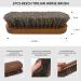 Shoe Brush 2 Wooden Boot Brush Polish Brushes Kit Shoe Shine Brush Cleaning Brushes Horsehair Brush for Leather Shoe Cleaning Buffing Polishing - Buy Online on GoSupps.com