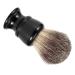 Premium Luxurious Shaving Brush - High Density Hair Black Resin Handle for a Perfect Shave - Ideal for Thick Lather - International Shipping Available - Buy Online on GoSupps.com