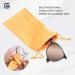 Eco-Fused Soft Glasses Case 5-Pack | Microfiber Sunglasses Pouch & Ear Hooks | Stylish Travel Organizer - Buy Online on GoSupps.com
