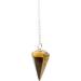 Natural Tiger's Eye Polar Jade Crystal Pendulum for Divination Chakra and Reiki - Includes Chain & Jewelry Bag | Premium Witchcraft Tool - Buy Online on GoSupps.com