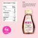 Nicks Fiber Syrup with Honey Aroma - High-Fiber Natural Keto Sweetener Gluten-Free Low Carb No Added Sugar (300g) - International Shipping Available - Buy Online on GoSupps.com