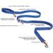TUDEC 4-in-1 Hands-Free Dog Leash & Multifunctional Waist Bag 5.8ft Zero Shock Bungee Car Seat Buckle & Reflective Threading - Blue - Buy Online on GoSupps.com