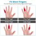 Ednyzakrn 10-Piece Finger Protection Bandages for Injury Relief - Stretchy Support for Trigger Finger Arthritis & Swelling - Red Basketball Finger Protection - Buy Online on GoSupps.com