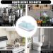 Fovolat Cleaning Scrubber Brush Absorbent Sponge Cleaning Squeegee Brush Reaches Into Tight Spaces Window Washing Equipment for Glass Cooktop Washbasin Blue - Buy Online on GoSupps.com