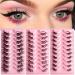 Eyelash Package Trays High Imitation 10 Pairs of Half Eye Eyelashes Grafting Eyelashes Curling Eyelashes Small Eyelash Curler B One Size - Buy Online on GoSupps.com