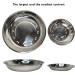 Kathson Stainless Steel Whisker Relief Cat Bowl Set - 4 Pack Shallow & Wide Dishes for Pets - Fits Elevated Stands - 7.00 Inch Dia - Buy Online on GoSupps.com