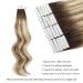 Buy Real Hair Tape In Extensions | Double-Sided Root Highlight | Ash Brown Beach Blonde | 40 cm #R3-8/613 - International Shipping Available - Buy Online on GoSupps.com