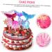 DECHOUS 18 Pcs Cake Decoration Mermaid Tail Cupcake Toppers Mermaid Sequin Cupcake Toppers Mermaid Cake Topper Seashells for Decorating Mermaid Decorations Cloth Girl Happy Birthday As Shownx3pcs mediumx3pcs - Buy Online on GoSupps.com
