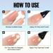 TOMICCA Short Square Nail Tips 180PCS Soft Gel Pre-colored Matte Full Coverage Nail Tips - Nude Short Square - 15 Sizes for Nail Art Extensions - Buy Online on GoSupps.com