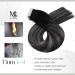 Moresoo Balayage Tape in Hair Extensions 20 Inch Black/Silver Ombre Human Hair - 20 Pieces/50g #1B/Silver/1B - Buy Online on GoSupps.com