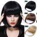 Bangs Clip in Bangs Fashion False Bangs Neat Fringe Hairpiece Thick Blunt Bangs Clip in Hair Extensions Synthetic Fake Bang Hair Piece Hair Accessories for Women Curved Bangs for Daily Wear (Color 2 thick bang - Buy Online on GoSupps.com