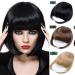 Bangs Hair Clip Fashion False Bangs Neat Fringe Hairpiece Thick Blunt Bangs Clip in Hair Extensions Synthetic Fake Bang Hair Piece Hair Accessories Bangs Clip in Hair (Color : 2 thick bang) - Buy Online on GoSupps.com