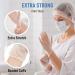 Dre Health Powder Free Disposable Gloves Medium - 100 Pack, Clear Vinyl Medical Exam Gloves - Pack of 100 - Buy Online on GoSupps.com